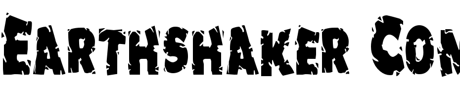 Earthshaker Condensed cкачати шрифт безкоштовно